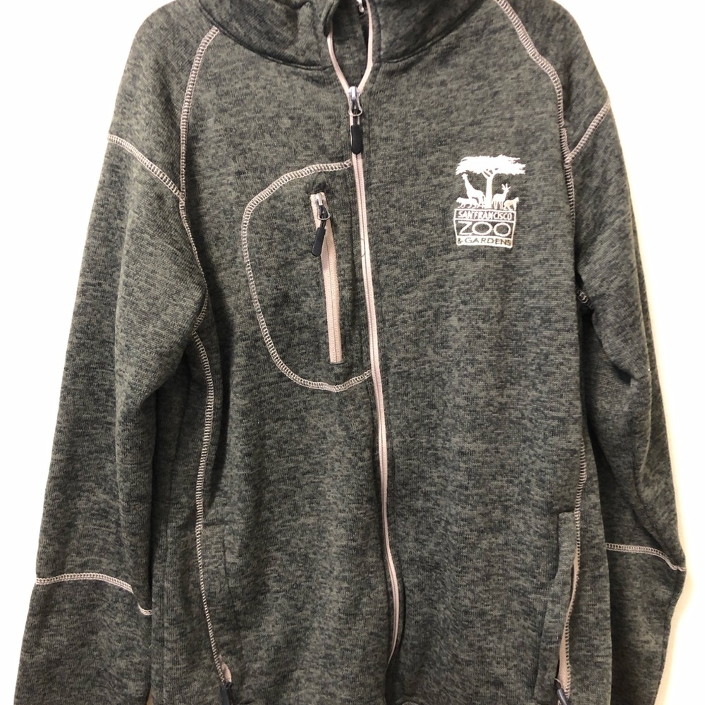 Men's Performance Jacket in Gray 3 pockets Size M